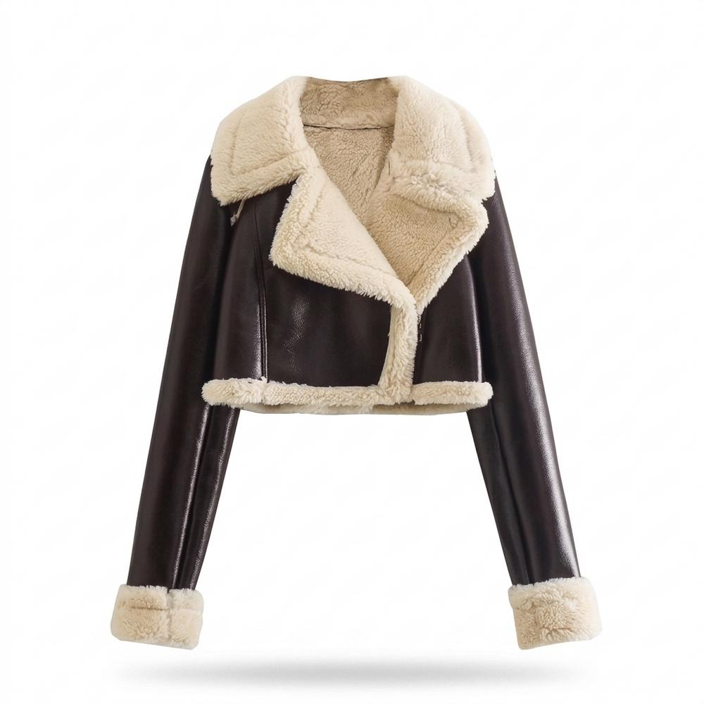 Mens Outlet House - Sanal | Cropped Shearling-Lined Jacket Women