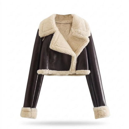 Mens Outlet House - Sanal | Cropped Shearling-Lined Jacket Women