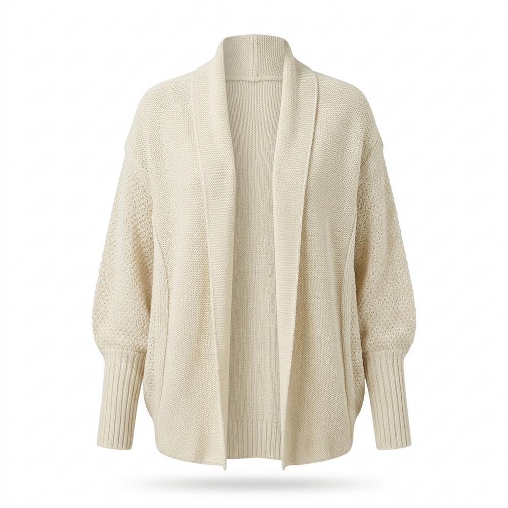 Mens Outlet House - Alven | Shawl Collar Batwing Sleeve Knit Cardigan Women