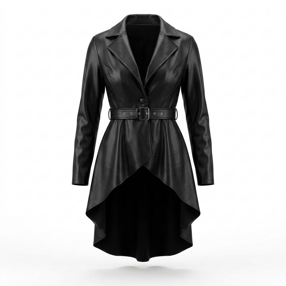 Mens Outlet House - Serev | Belted Asymmetrical Coat Women