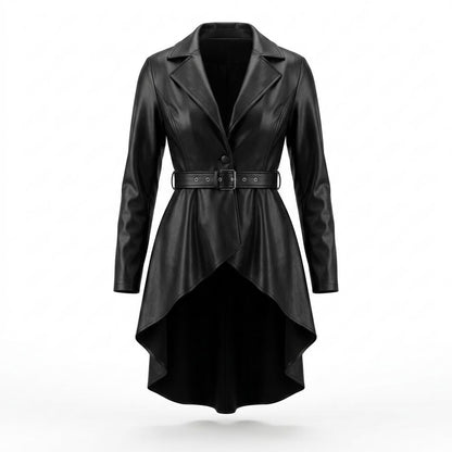 Mens Outlet House - Serev | Belted Asymmetrical Coat Women