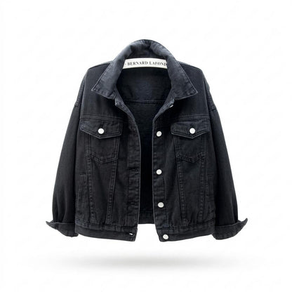 Mens Outlet House - Yozur | Washed Relaxed-Fit Denim Jacket Women