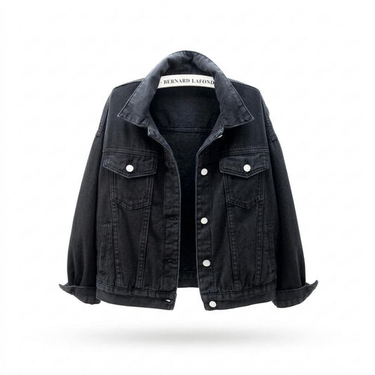 Mens Outlet House - Yozur | Washed Relaxed-Fit Denim Jacket Women