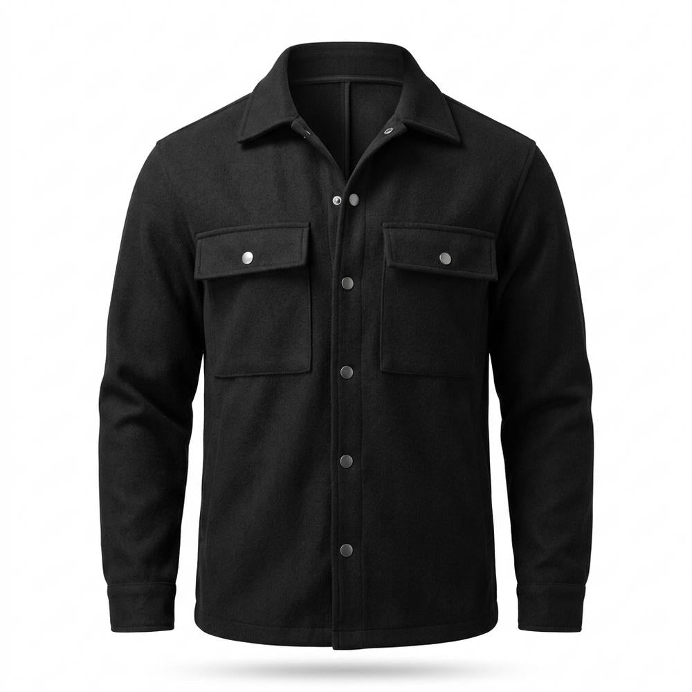 Mens Outlet House - Lerel | Button-Up Collared Jacket Men