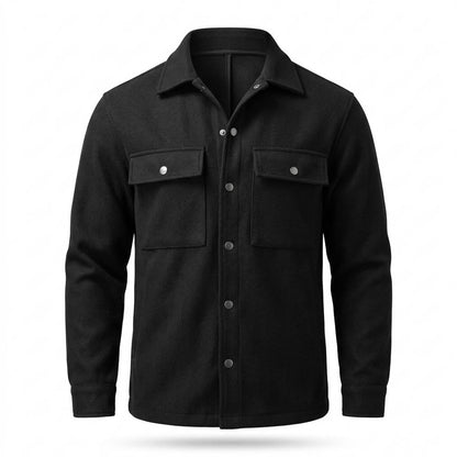 Mens Outlet House - Lerel | Button-Up Collared Jacket Men