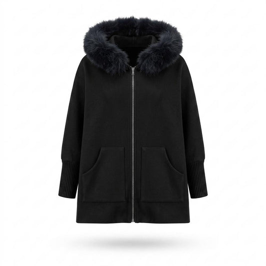 Mens Outlet House - Tavin | Zip-Up Fur-Trimmed Coat Women