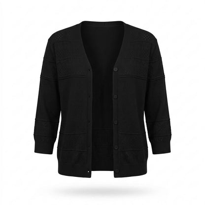 Mens Outlet House - Zilad | Buttoned Structured Knit Cardigan Women