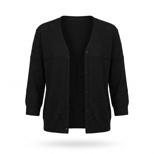Mens Outlet House - Zilad | Buttoned Structured Knit Cardigan Women
