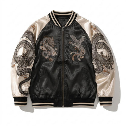 Mens Outlet House - Eogal | Embroidered Two-Tone Jacket Unisex