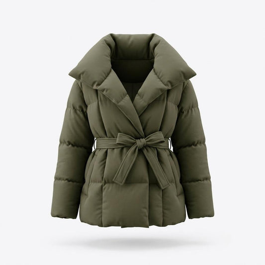 Mens Outlet House - Mimor | Quilted Belted Jacket Women
