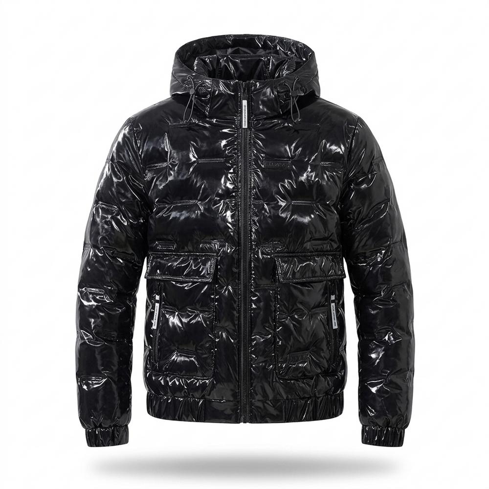 Mens Outlet House - Zerev | High-Shine Quilted Jacket Unisex