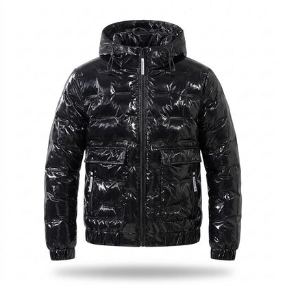 Mens Outlet House - Zerev | High-Shine Quilted Jacket Unisex