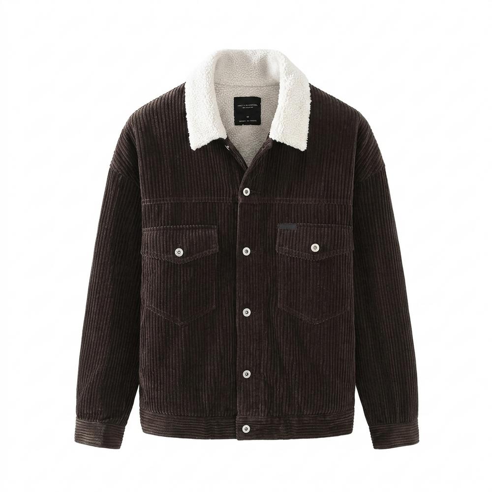 Mens Outlet House - River | Corduroy Sherpa-Lined Jacket Unisex