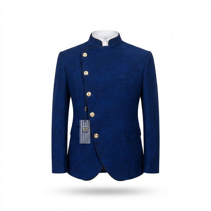 Mens Outlet House - Nimel | Asymmetrical Structured Suit Men