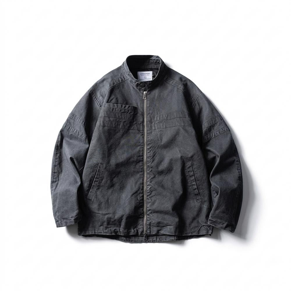 Mens Outlet House - Yoser | Zip-Up Washed Jacket Unisex