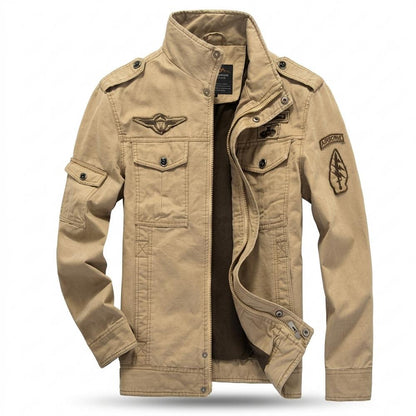 Mens Outlet House - Cover | Embroidered Stand-Collar Jacket Men