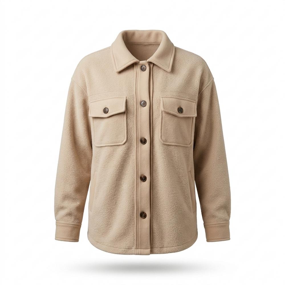 Mens Outlet House - Mihal | Fleece Button-Front Jacket Women