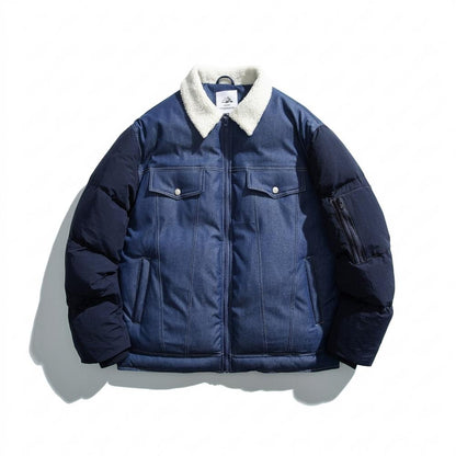 Mens Outlet House - Nodar | Padded Sherpa-Collar Jacket Men