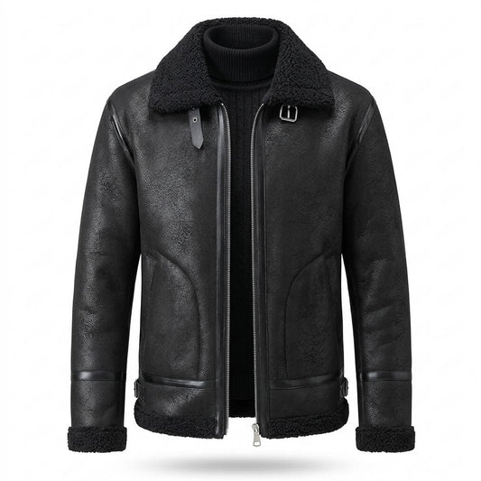 Mens Outlet House - Damud | Fleece-Lined Zip-Up Jacket Men