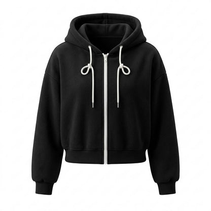 Mens Outlet House - Raken | Zip-Up Cropped Hoodie Women