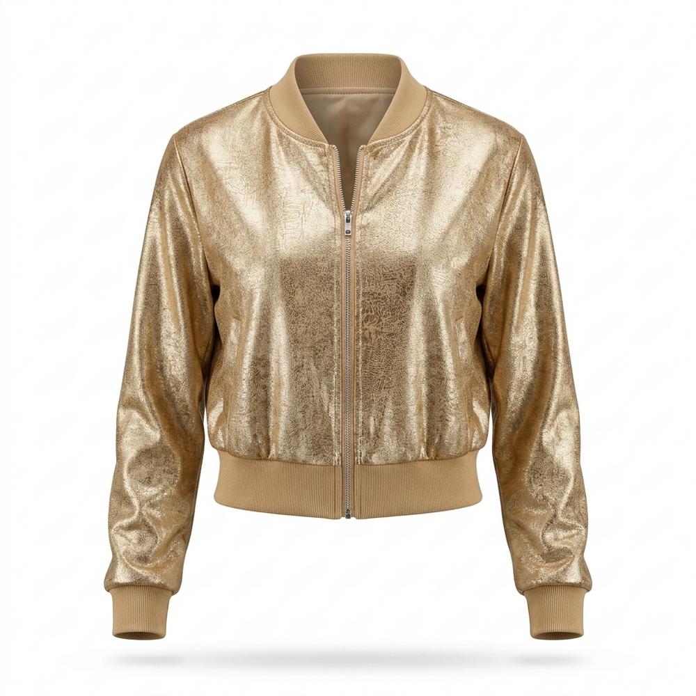 Mens Outlet House - Valin | Metallic Cropped Jacket Women