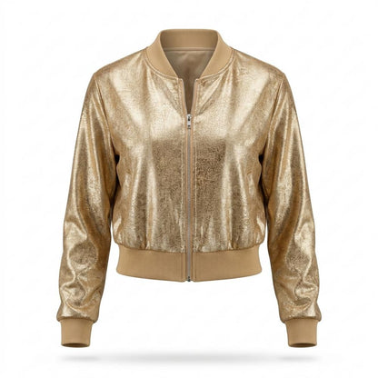 Mens Outlet House - Valin | Metallic Cropped Jacket Women