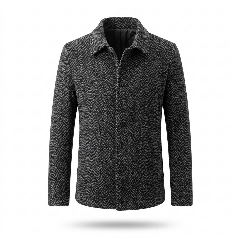 Mens Outlet House - Nubas | Herringbone Lined Jacket Men