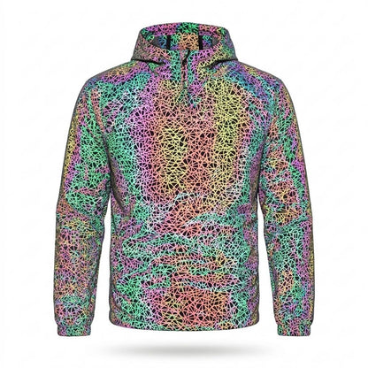 Mens Outlet House - Vitor | Reflective Hooded Jacket Unisex