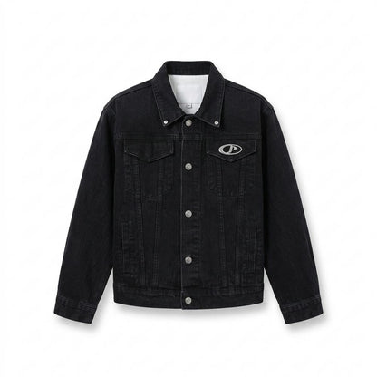 Mens Outlet House - Ridan | Button-Front Denim Jacket Unisex