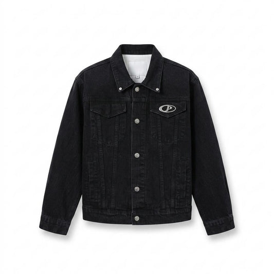 Mens Outlet House - Ridan | Button-Front Denim Jacket Unisex