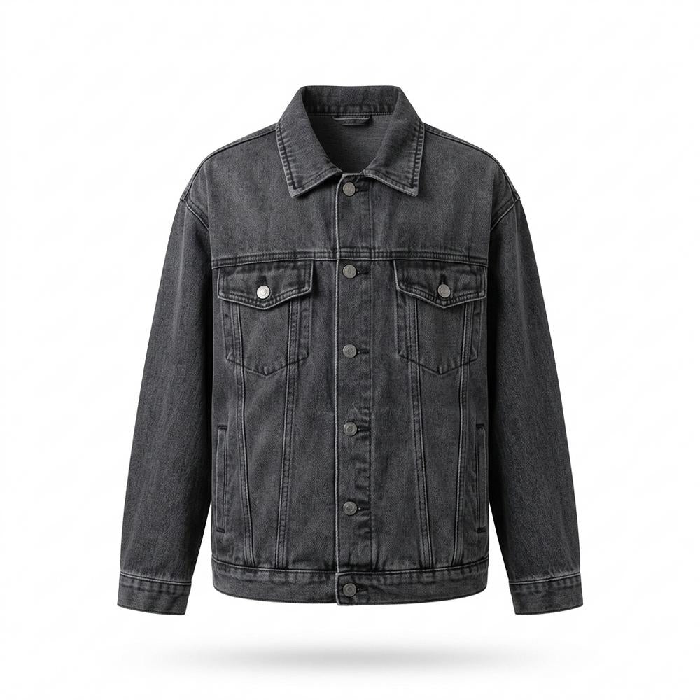 Mens Outlet House - Yehul | Washed Relaxed-Fit Denim Jacket Women