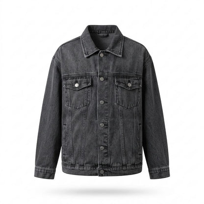 Mens Outlet House - Yehul | Washed Relaxed-Fit Denim Jacket Women