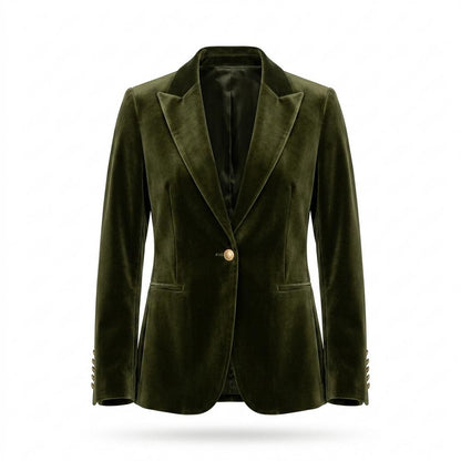 Mens Outlet House - Armon | Velvet Slim Fit Blazer Women
