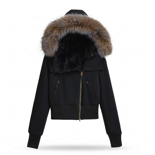 Mens Outlet House - Zenor | Fur-Trimmed Cropped Jacket Women