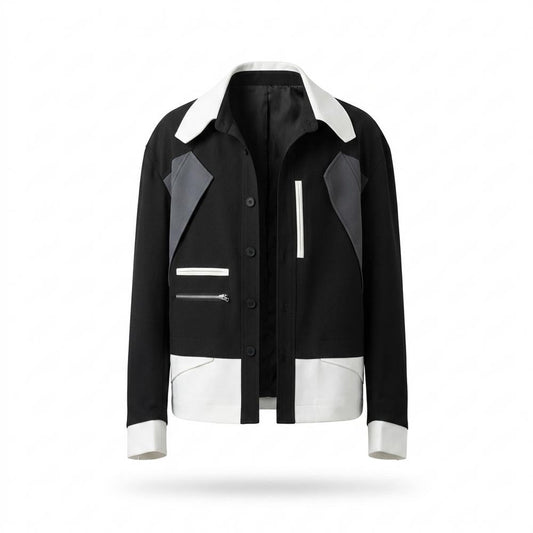 Mens Outlet House - Vimon | Color-Blocked Paneled Jacket Unisex