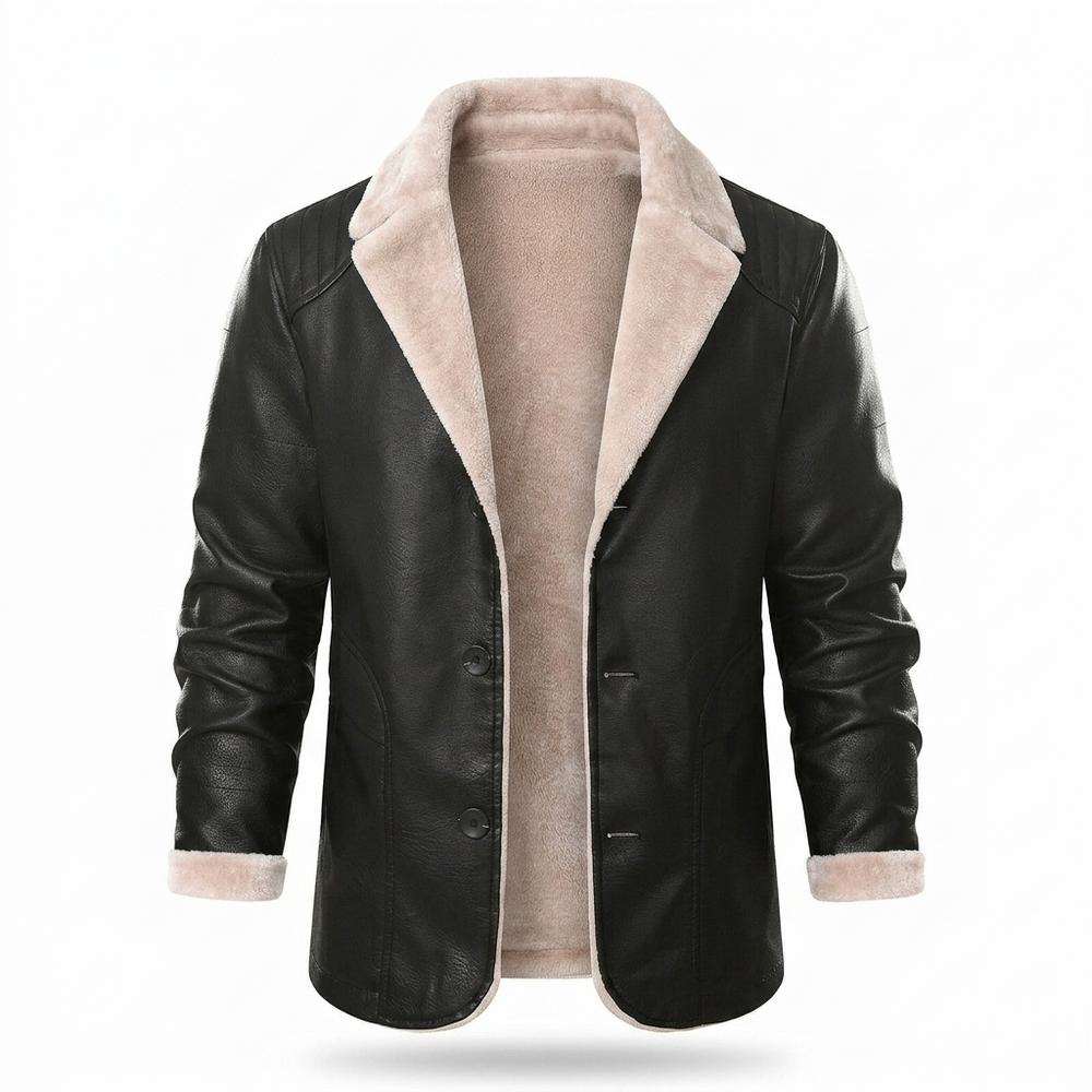 Mens Outlet House - Daver | Fleece-Lined Button-Front Jacket Men