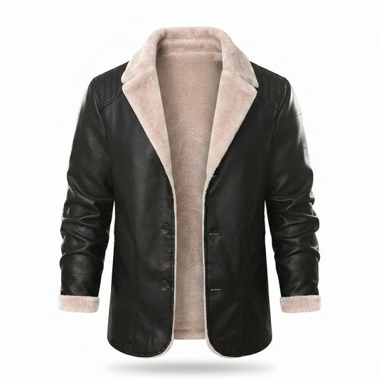 Mens Outlet House - Daver | Fleece-Lined Button-Front Jacket Men