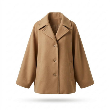 Mens Outlet House - Alsan | Single-Breasted Loose-Fit Coat Women