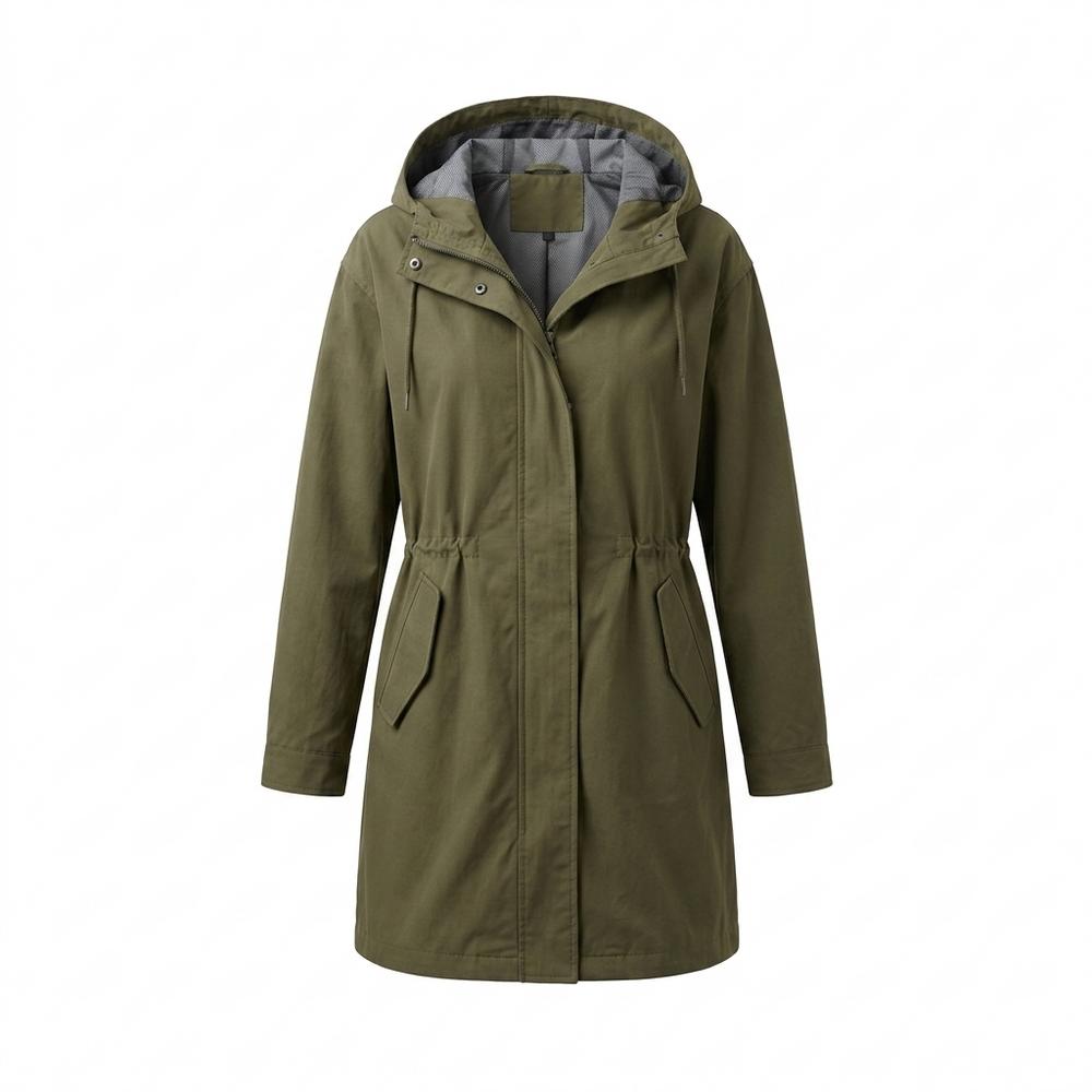 Mens Outlet House - Runul | Hooded Drawstring Coat Women