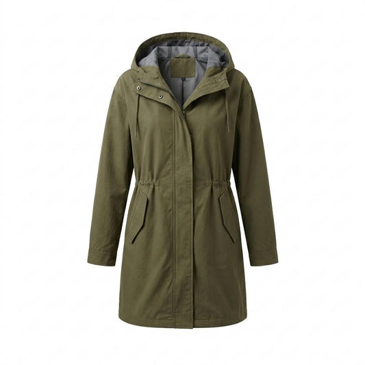 Mens Outlet House - Runul | Hooded Drawstring Coat Women