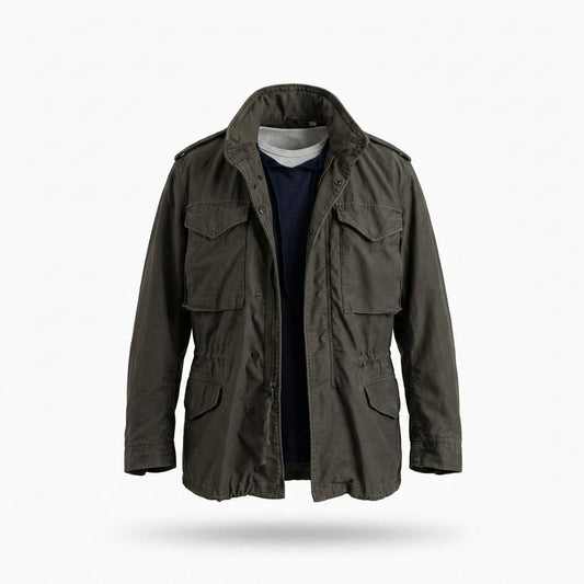 Mens Outlet House - Yomor | Four-Pocket Stand-Collar Jacket Men