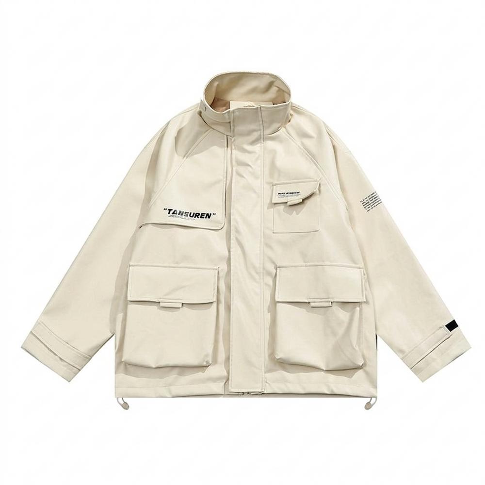 Mens Outlet House - Kavin | High-Collar Utility Jacket Unisex