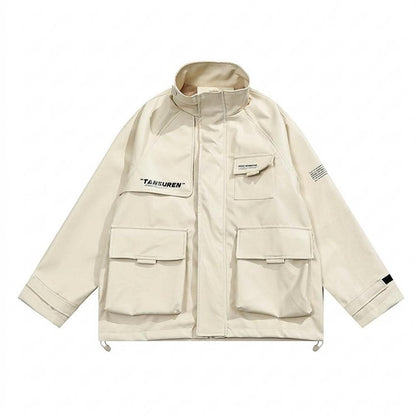 Mens Outlet House - Kavin | High-Collar Utility Jacket Unisex
