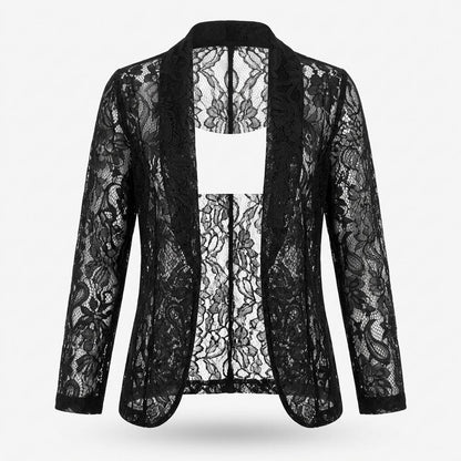Mens Outlet House - Velan | Lace Open-Front Jacket Women