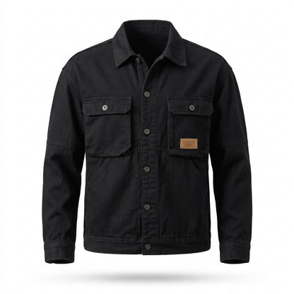 Mens Outlet House - Romor | Button-Front Utility Jacket Men