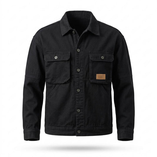 Mens Outlet House - Romor | Button-Front Utility Jacket Men