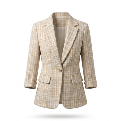 Mens Outlet House - Dadar | Plaid Single-Breasted Blazer Women
