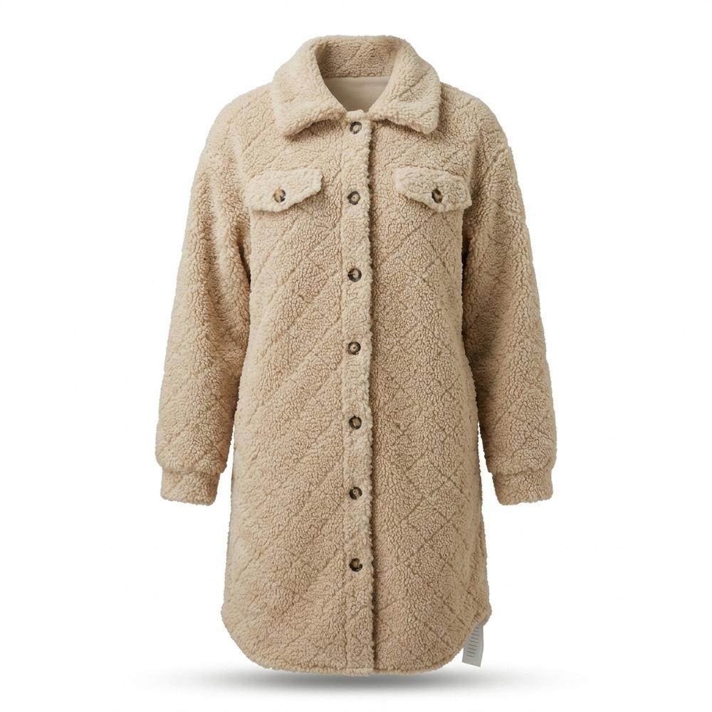Mens Outlet House - Mamor | Quilted Plush Coat Women