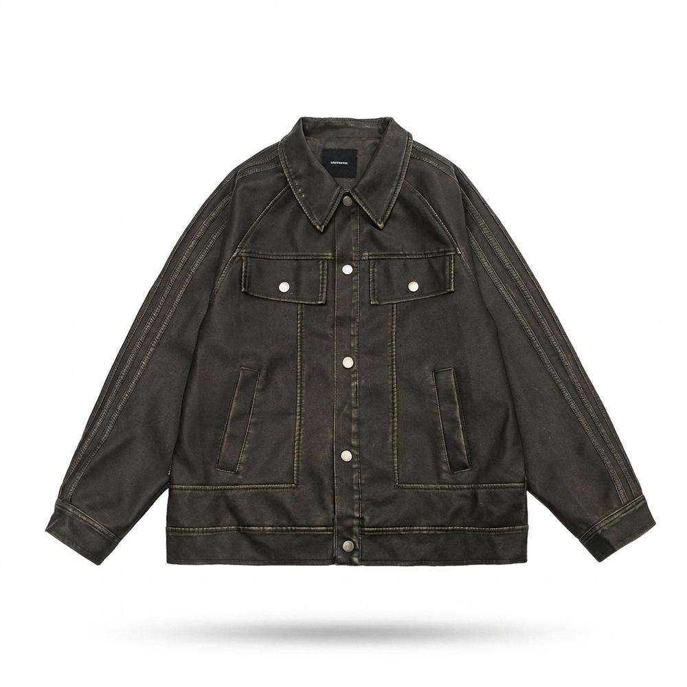 Mens Outlet House - Vosal | Washed Button-Front Jacket Unisex
