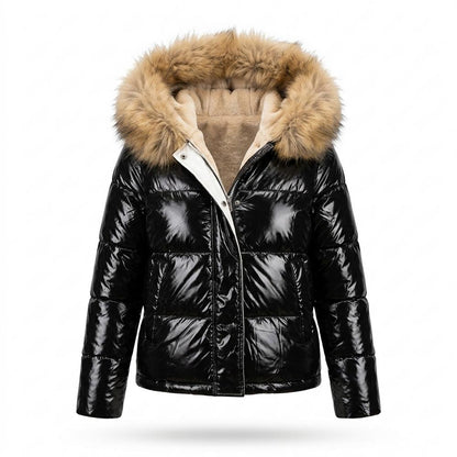 Mens Outlet House - Colev | Hooded Shiny Jacket Women
